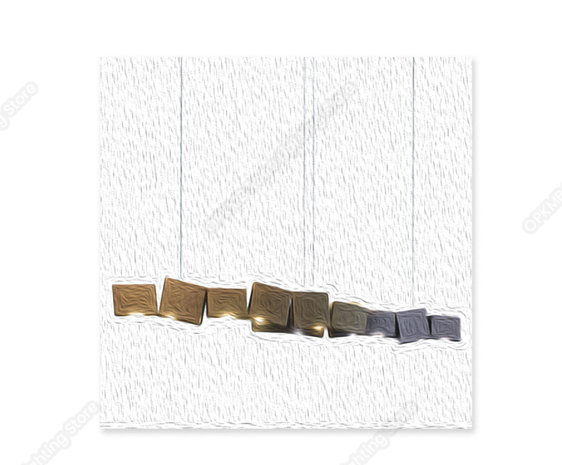Postmodern Long Type Box Chandelier lighting Designer Replica Chandelier(WH-MI-455)