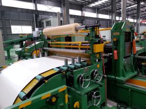 China 1300mm Steel Coil Slitting Machine , High Speed Precision Slitting Line wholesale