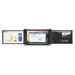300cd 10.1in Laptop portable black Tri Screen Monitor 9mm Thickness for