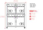 1410*840*1900mm Controlled Oxygen Pet ICU Cage