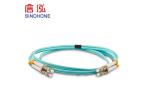 PVC LSZH Material Fiber Optic Patch Cord , SC Multimode Fiber Cable