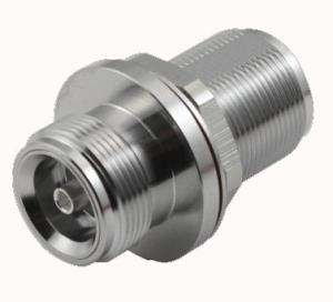 China Mini DIN Female to Mini DIN Female Bulkhead RF Adapter wholesale