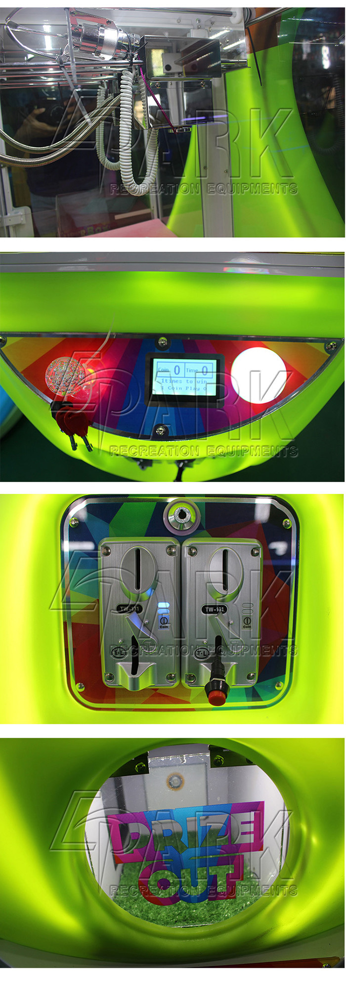 Luxury And Atttractive Crane Game Machine For Amusement Park
