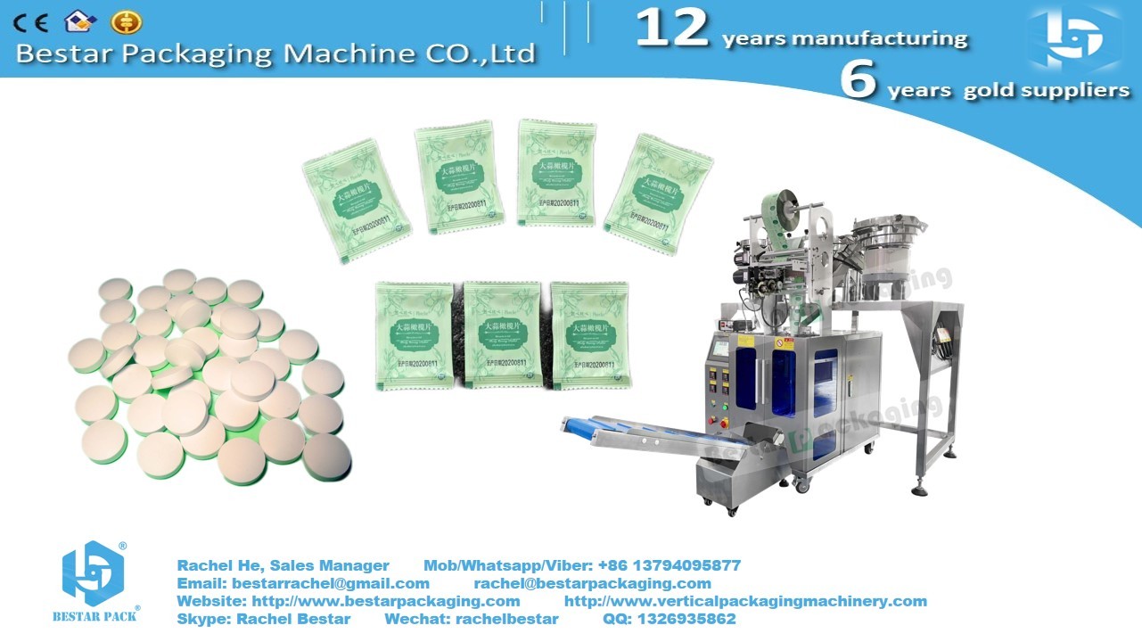 Tablet capsule counting packaging machine