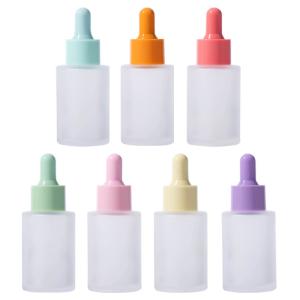 China Hot Stamping Essential Oil Glass Aromatherapy Dropper Bottle 30ml wholesale