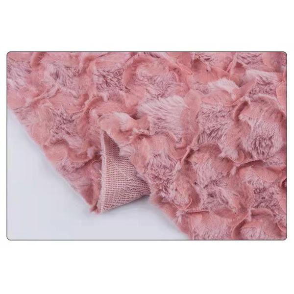 DDP USA No MOQ High Quality Soft 100% Polyester Custom Solid Color PV Velvet Fabric Shaoxing 3D Flowers Embroidery Fabric