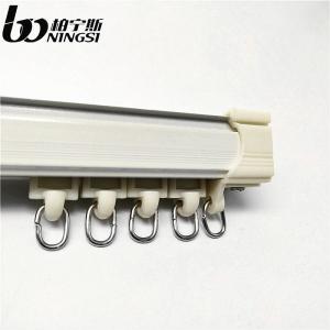 China 0.8mm Thickness 6m Length Aluminum Curtain Track Ceiling Mounted wholesale