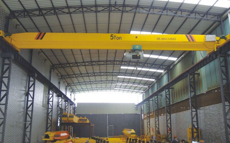Warehouse Workshop Plant 10t Single Girder Overhead Crane, Crane Manufacturing Expert Prod