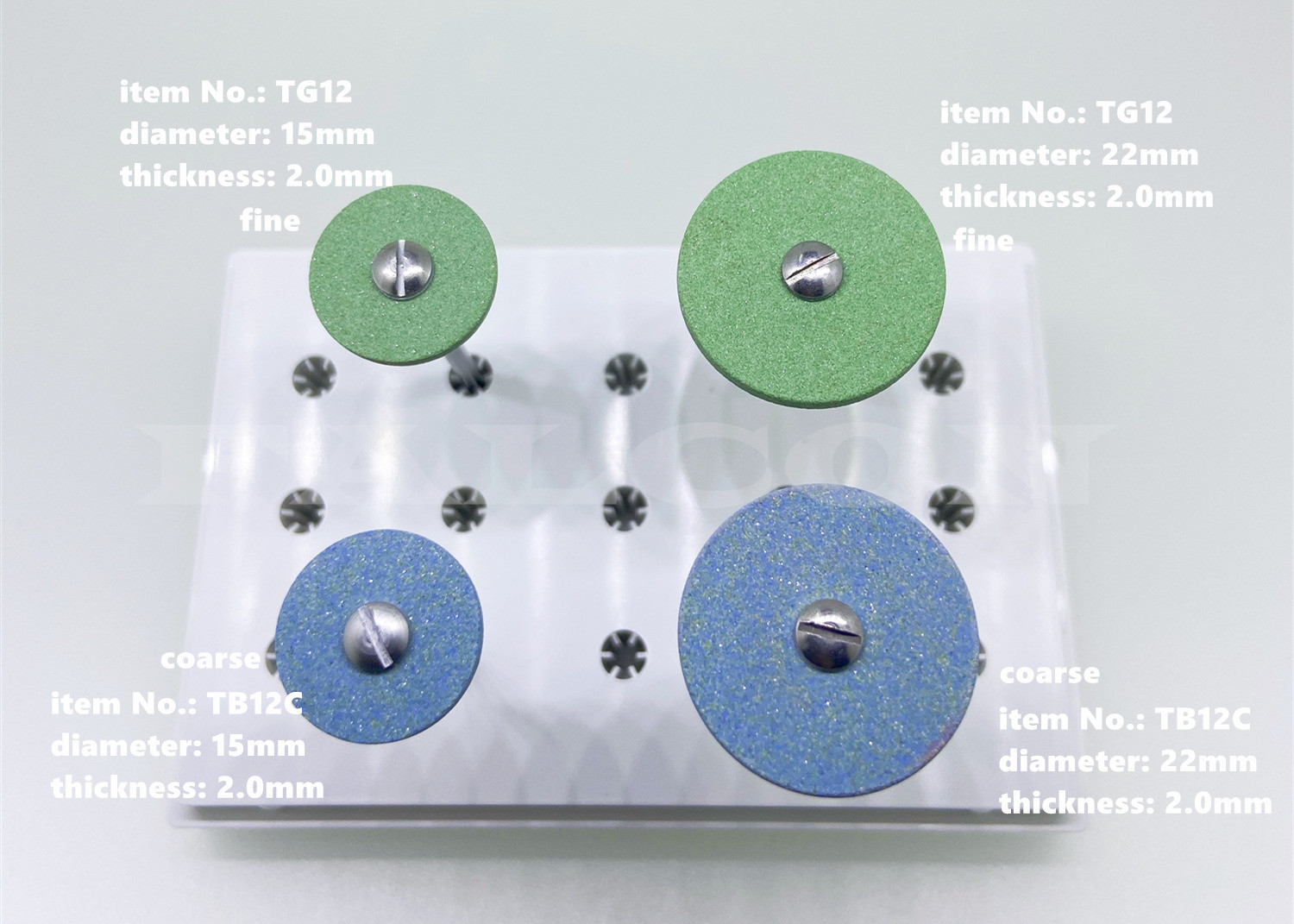 Thin Sintered Diamond Disc Zirconia Emax All Ceramics Green Stone Grinding Wheel