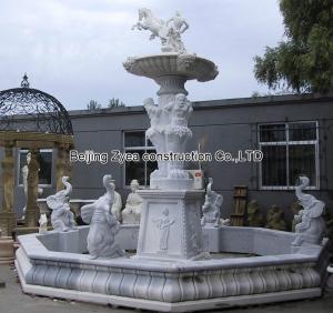 China Large white marble fountain wholesale