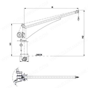 China Pneumatic Non-amplitude Crane wholesale