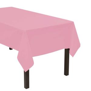 China Solid Color Disposable Plastic Tablecloths , Heavy Duty Disposable Table Covers wholesale