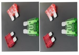 China 1A-40A Medium Automotive Fuses , UL Standard Car Blade Fuses wholesale