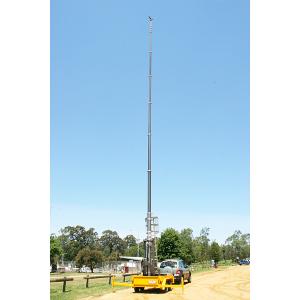 China 30m Height 30kg payloads Lockable Pneumatic Telescopic Mast wholesale