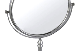 8 INCH Stainless Steel 360 Degree Swivel Vanity Mirror Telescopic Double Side Mirror