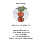 Logo Printing Decorative Laminated Ball Glass Vases