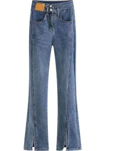 China Fashion High Elasticity Jeans Women Stretch Denim Pants Slim Fit Trend Jeans 43 wholesale
