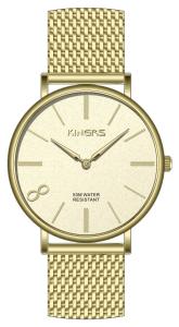 China 41.0mm round case mesh band steel wrist watches for men, stainless steel watch wholesale