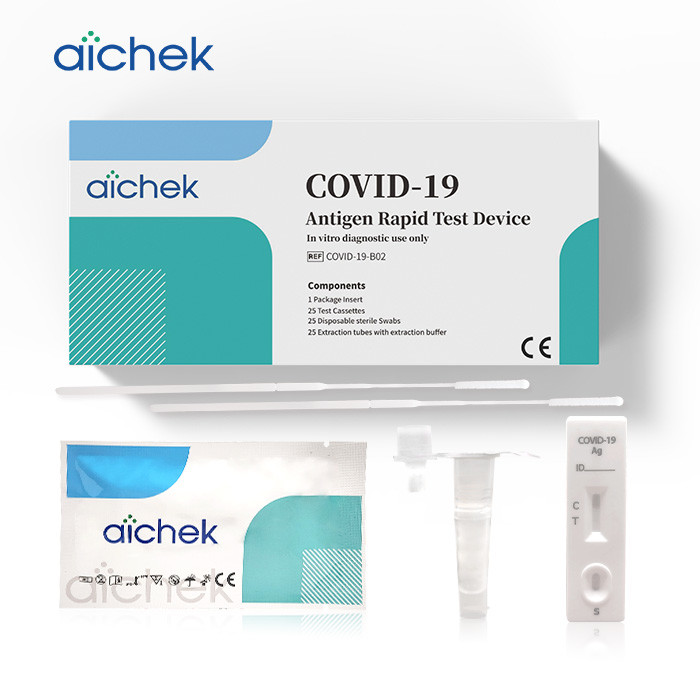 Swab Rtk Antigen Lateral Flow Test Home Kit For Worker Daily Checking
