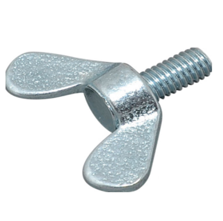 Custom All Sizes Thrumb Butterfly Wing Head Screw Steel Wing Screws With Round Nose