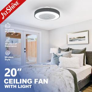 China ETL Dimmable 3 Color Bedroom Ceiling Fan Light 20inch wholesale