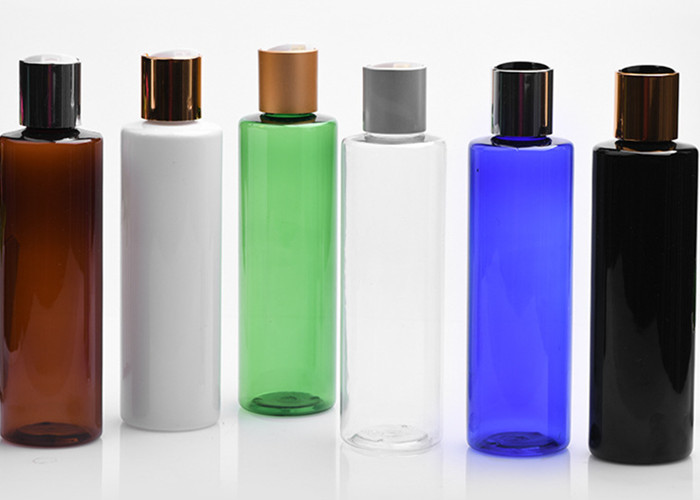 200ml Custom Logo Clear Amber Black Skincare Plastic flip cover Bottle