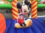 Kids Bounce Castle Inflatable Playground / Inflatable Fun Park Mickey Cartoon