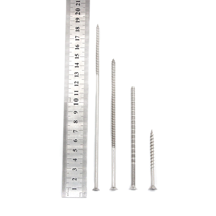 Extra Long Sizes M4 M5 M6 M8 M3.5 Stainless Steel 304 Self Tapping Screw for Control