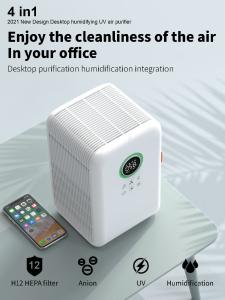 China OEM Smart Portable HEPA Air Purifier With Humidifier on sale