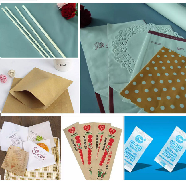 35gsm Greaseproof Bread Wrapping Paper Wax Coated 12x12 Deli