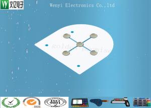China Round Dimpled 8mm Tactile Metal Domes Light Guide Film Stable In Touch Force wholesale