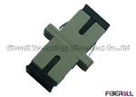 Unsymmetric SC Fiber Optic Adapter Midcoupler Plastic Simplex Multimode Beige