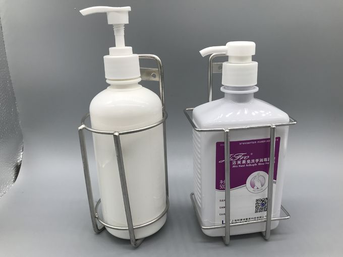 Ready Stock Supply Durable Medical Grade Stainless Steel No Punching Antibacterial Hand Gel Place Rack Hanging Basket