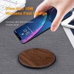Adjustable Wooden Mobile Phone Wireless Chargers 5W 7.5W 10W Automatic