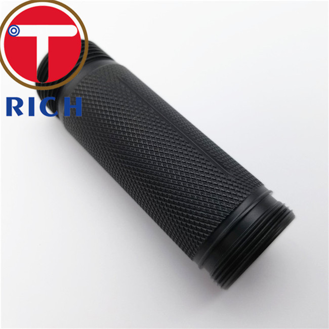 Lathe Cnc Aluminum Machining Parts Aluminum Rod Alloy Shell Sandblasting Oxidation