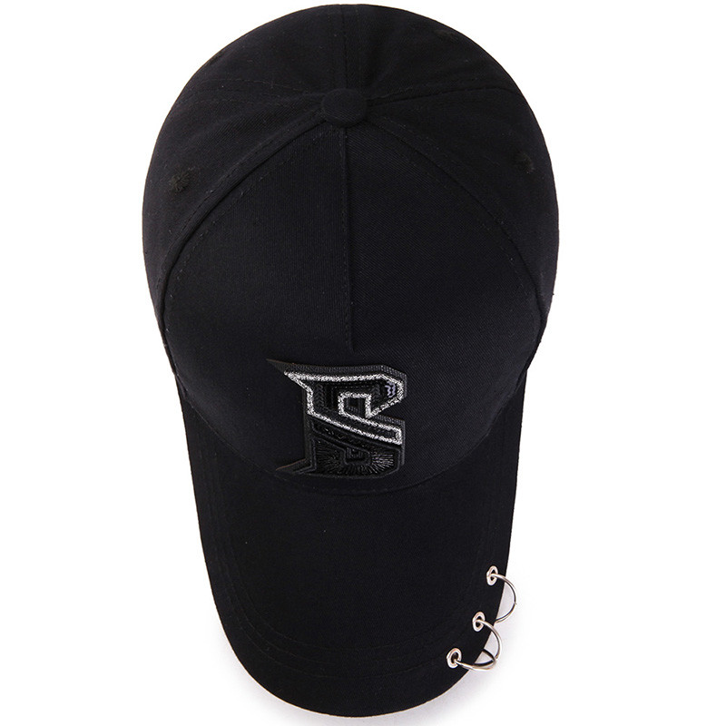 High Quality New Fashion Casual Hip-hop rivets Sport Cap Custom Unisex Ponytail trucker hat color:dark blue size:adult
