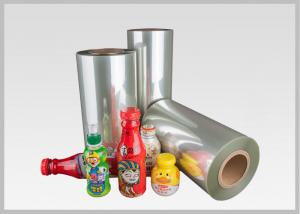 China SGS Transparent PETG Shrink Plastic Film Roll For Plastic Bottle Packaging In Stock wholesale