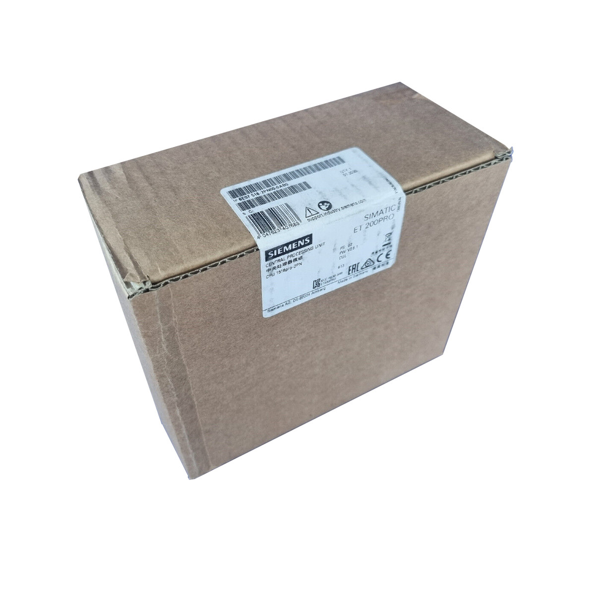 SIEMENS PLC SIMATIC S7-1500CPU 1516PRO-2 PN* 6ES7516-2PN00-0AB0 CENTRAL PROCESSING UNIT WITH
