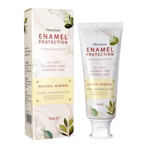 China Organic Oral Care Toothpaste 110g Tea Flavor Hydroxyapatite Teeth Whitening Natural Plant Extracts wholesale