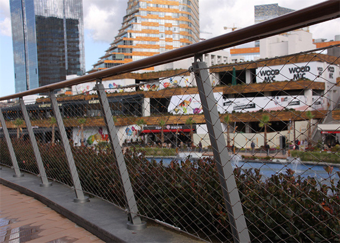 Diamond X Tend Cable Mesh 316L Balustrade Infill Panels Mesh