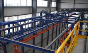 China Horizontal Automatic Powder Coating Line Equipment 380V Spraying wholesale