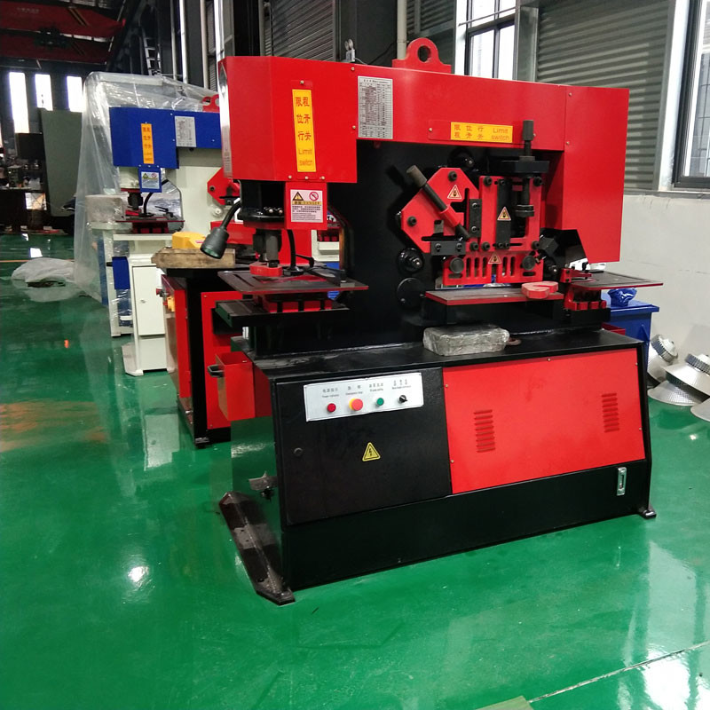 Hydraulic Joint Punching Shearing Bending Machine T Bar I Beam Channel