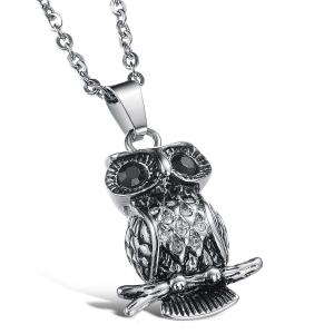 China New Fashion Tagor Jewelry 316L Stainless Steel Pendant Necklace TYGN021 wholesale