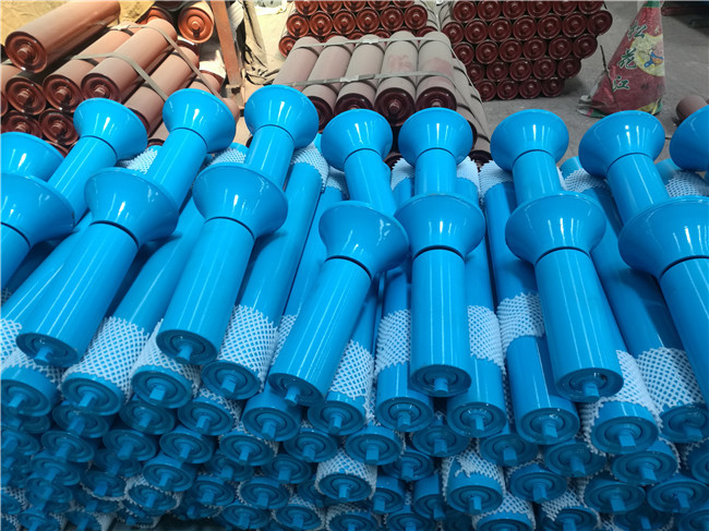 Dustproof Friction Self Aligning Carrying Idler Strong Wear Resistant