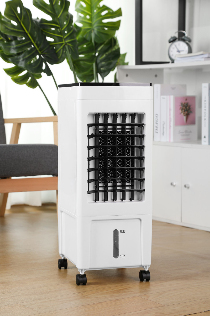 Water Air Cooler 8L Large Capacity Air Conditioning Fan with Touch and Remote Control