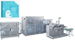 China Cosmetic Full Automatic Facial Mask Packing Machine 50Hz Non Woven wholesale
