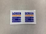 Disposable single packed customized screen wipes