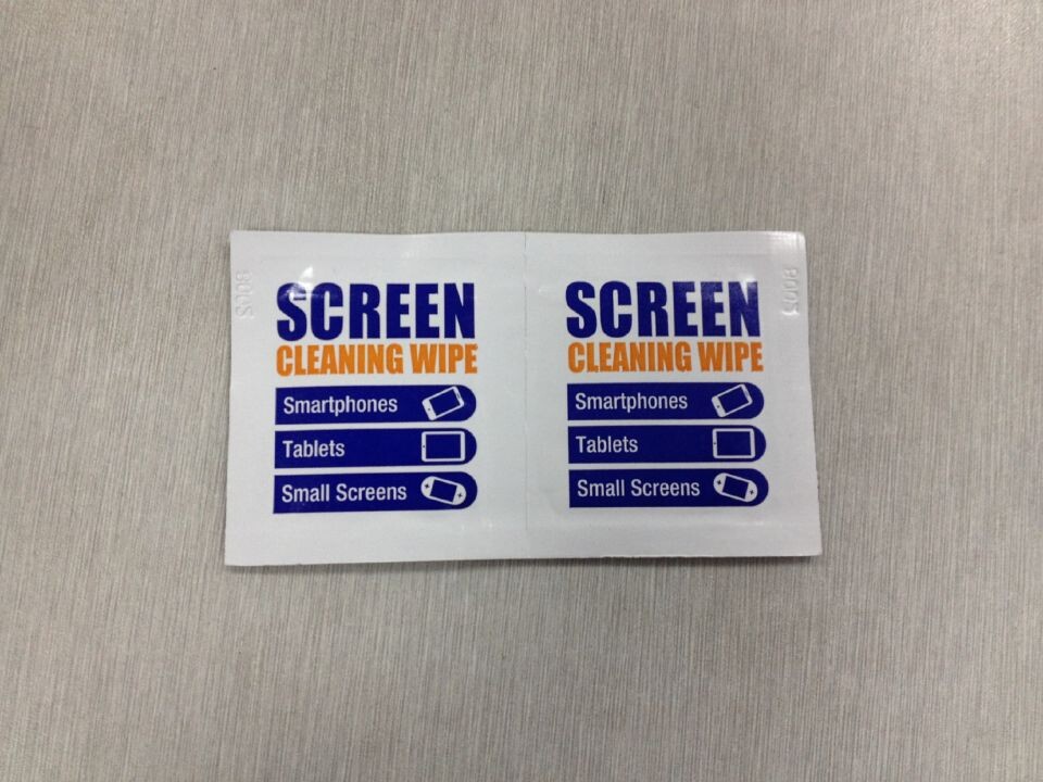 Disposable single packed customized mobile phone disinfection