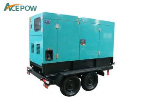 China Water Cooled 1500RPM 106KVA Mobile Genset Trailer wholesale