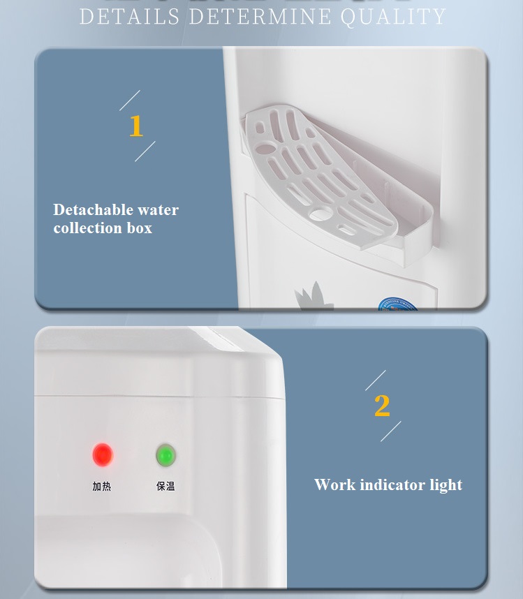 Electric Power Source Vertical Drinking Water Dispenser with App-Controlled Function